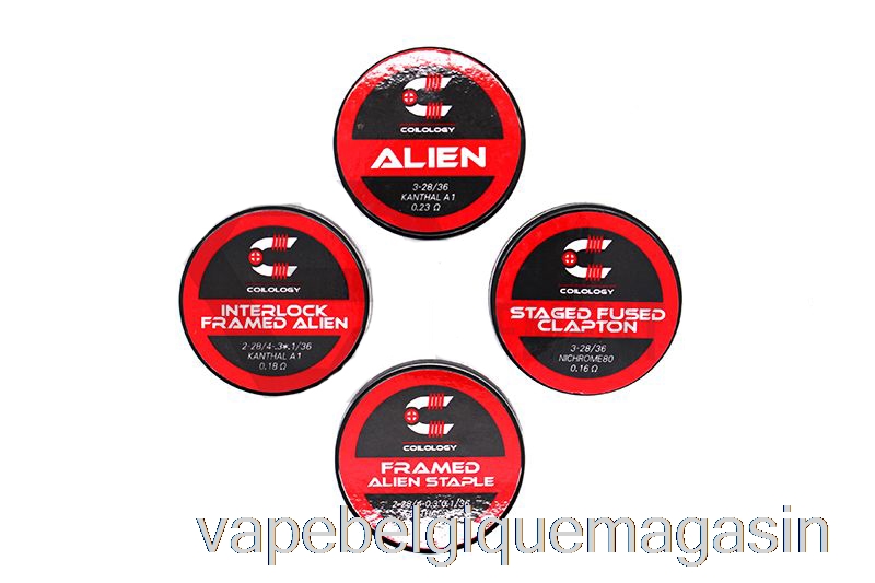 Vape Juice Coilology Performance Bobines Préconstruites MTL - 28g - 0,9ohm SS316L